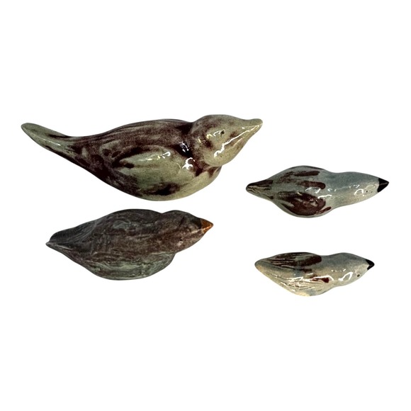 Ceramic Bird‎ Dish Trinket Dish Stoneware Signed by Artist - Picture 2 of 4